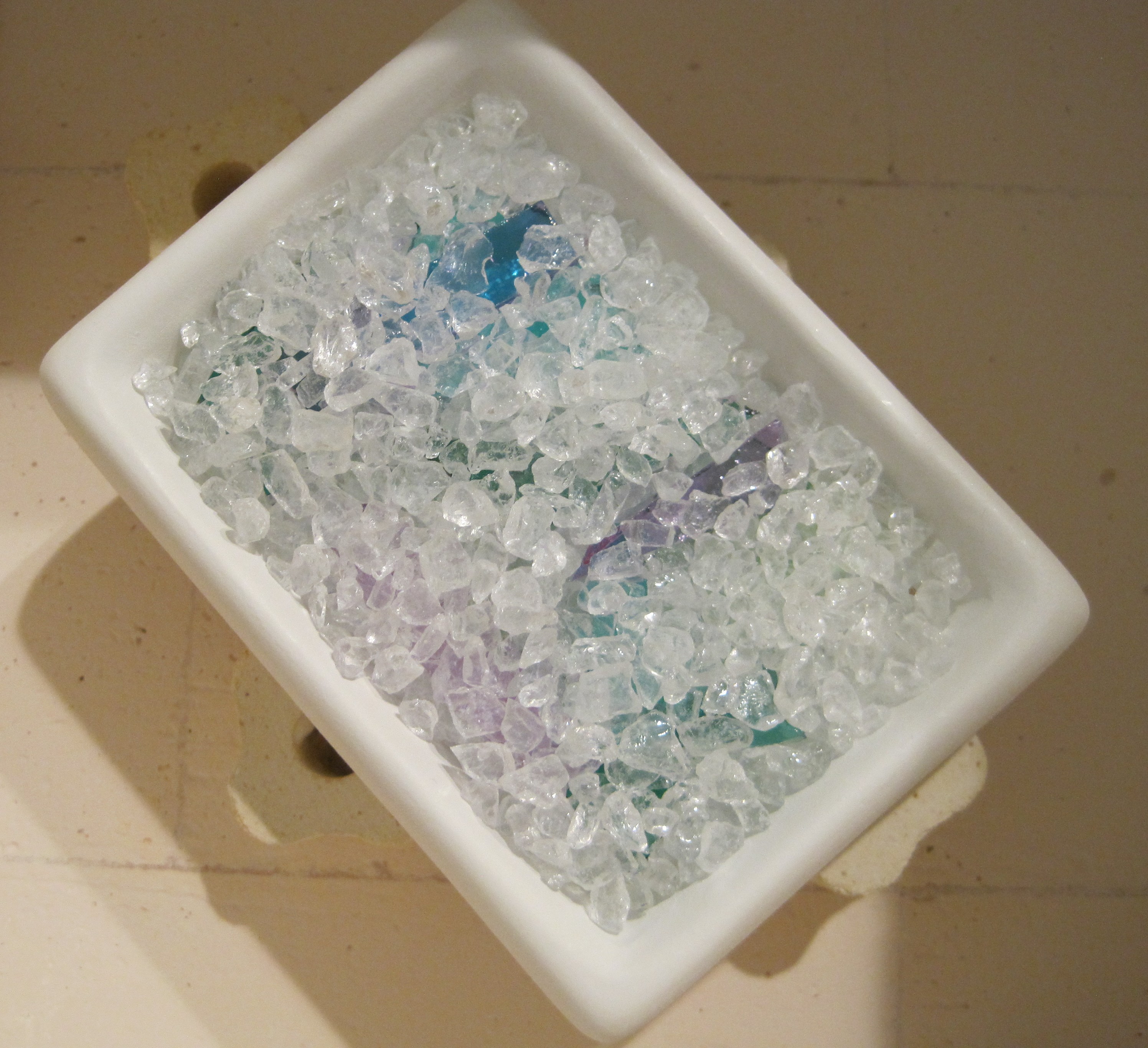 Fusing and Slumping Glass Supplies GM217 FISH TEXTURE SOAP DISH Mold 